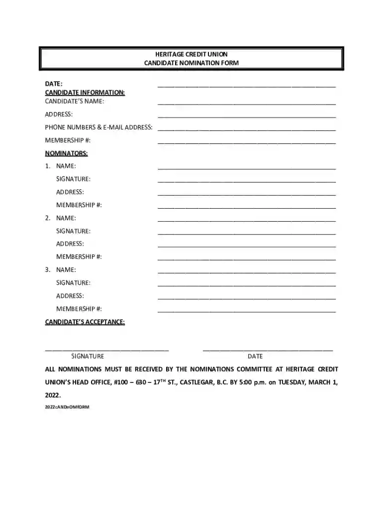 Heritage Credit Union Board Of Directors - USACreditUnions Preview on Page 1
