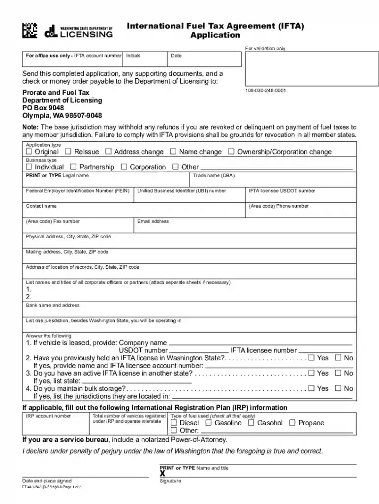 washington trip permit online Preview on Page 1