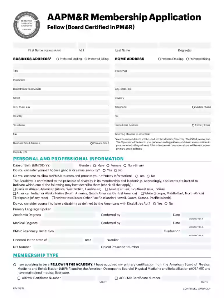 aapmr membership Preview on Page 1