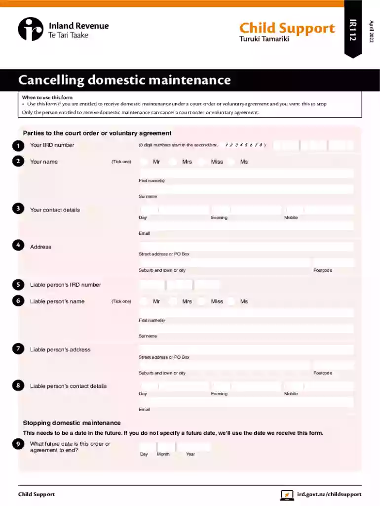 new zealand child support Preview on Page 1