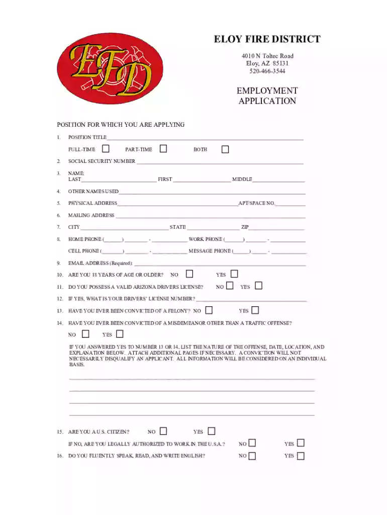 az eloy fire district Preview on Page 1
