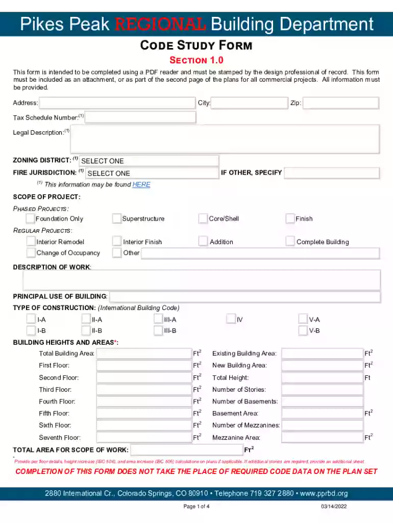 study form Preview on Page 1