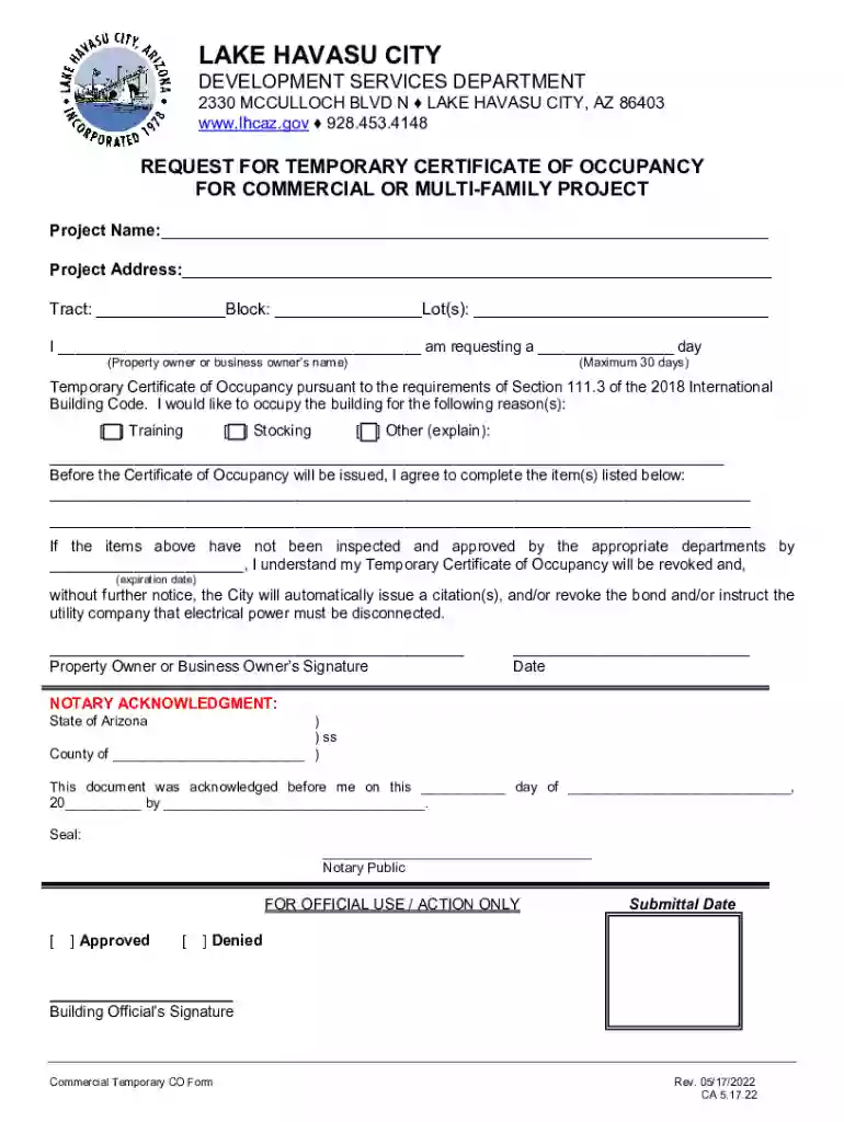 LAKE HAVASU CITYDEVELOPMENT SERVICES DEPARTMENT Preview on Page 1