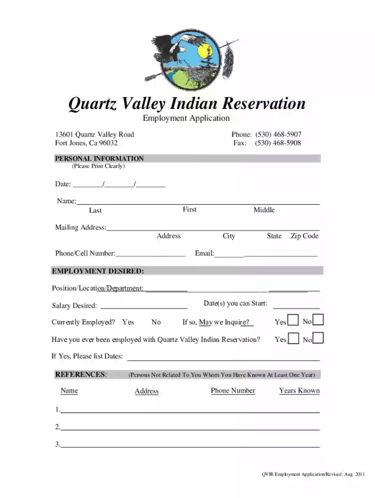 Quartz Valley Indian Reservation jobs in Fort Jones, CA Preview on Page 1