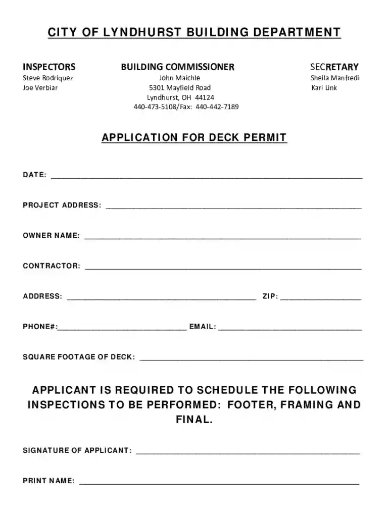 ohio deck permit city Preview on Page 1