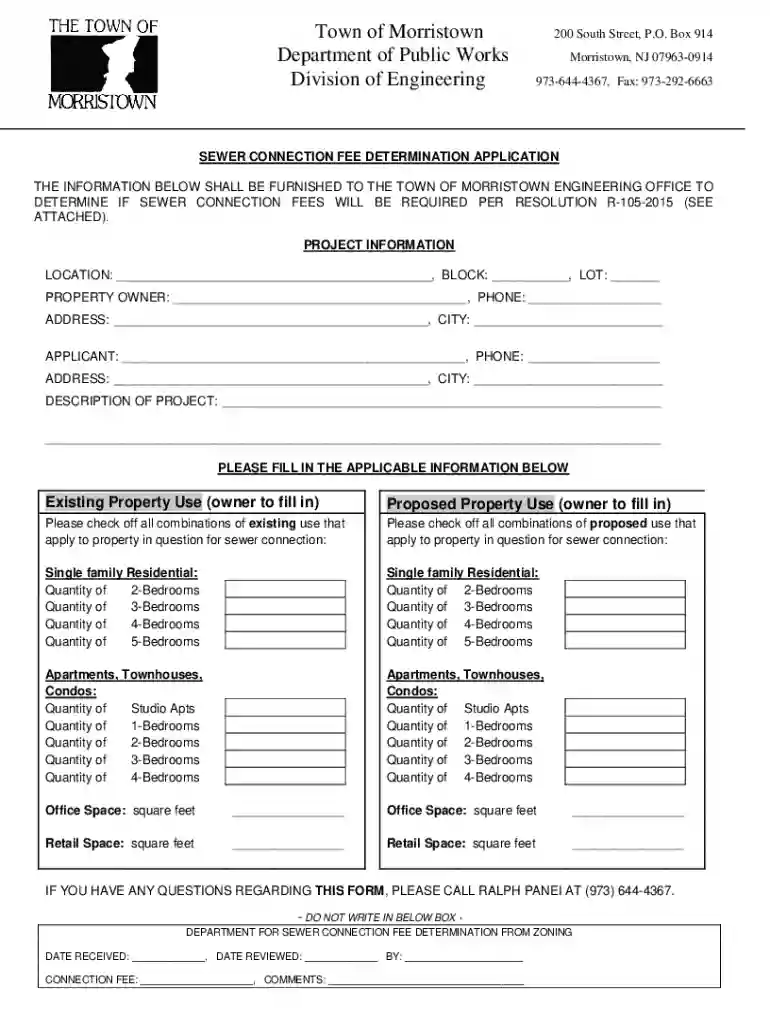 nj sewer connection fee Preview on Page 1