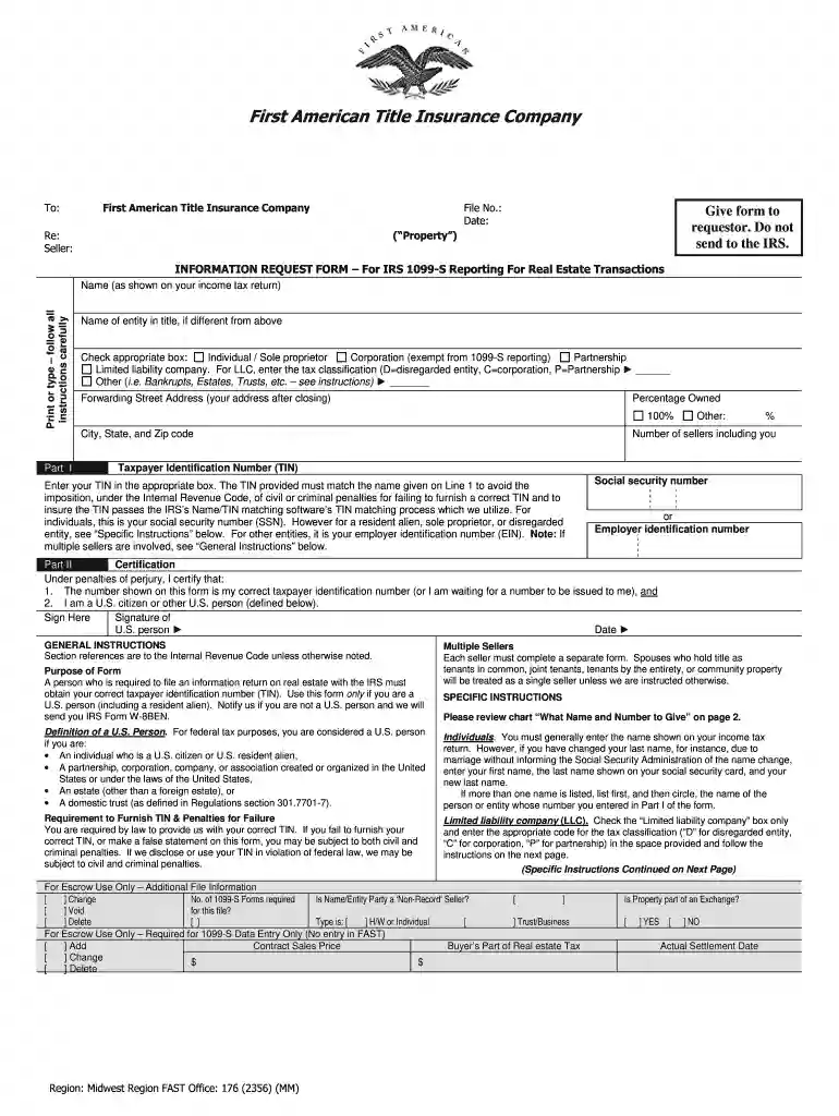1099 information request form Preview on Page 1