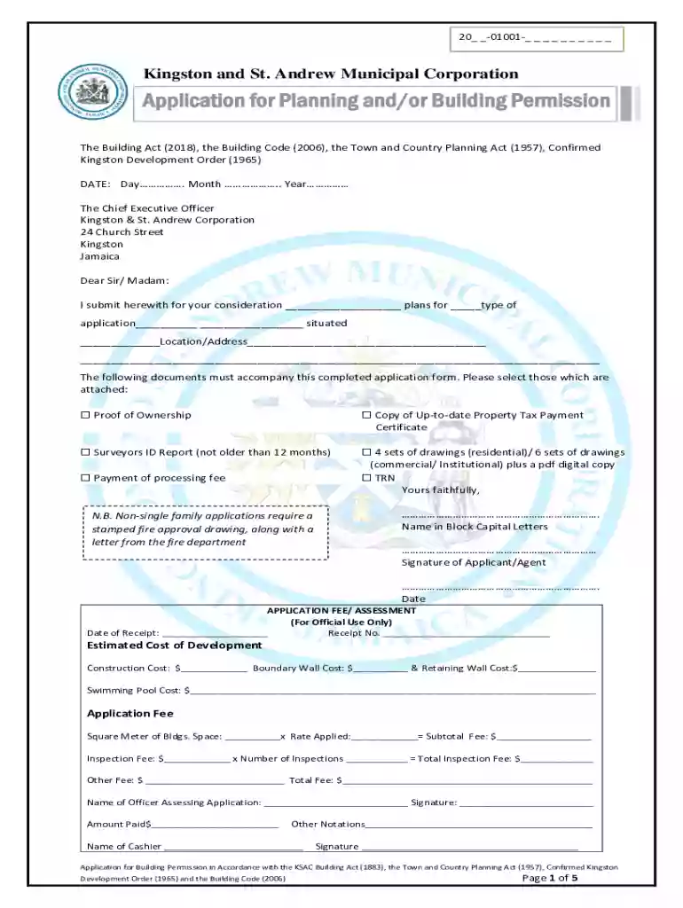 ksamc application planning building Preview on Page 1