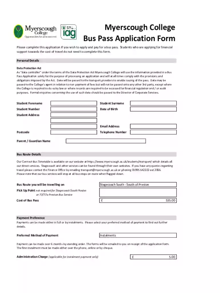 uk bus pass application Preview on Page 1