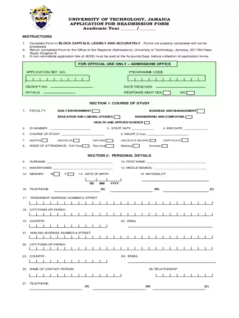 utech application Preview on Page 1
