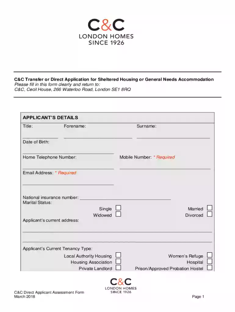 uk assessment housing needs Preview on Page 1