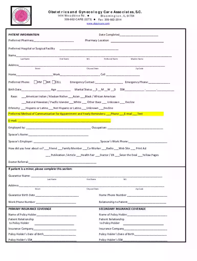 healthgrades group-directoryil-illinoisObstetrics and Gynecology Care Associates, Bloomington, IL Preview on Page 1