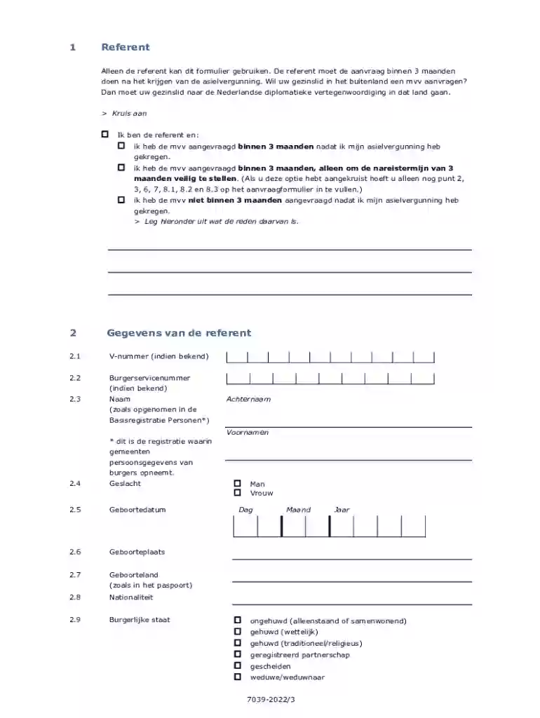 Aanvraag voor een machtiging tot voorlopig verblijf - adoc pub Preview on Page 1