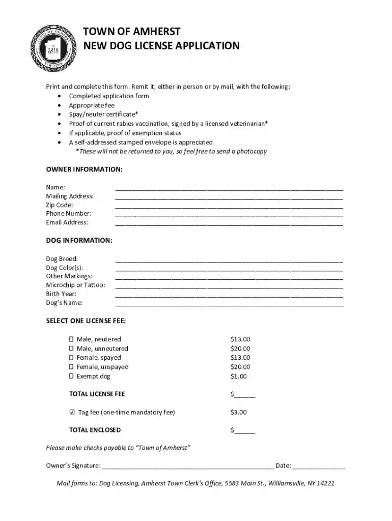 ny new dog license Preview on Page 1