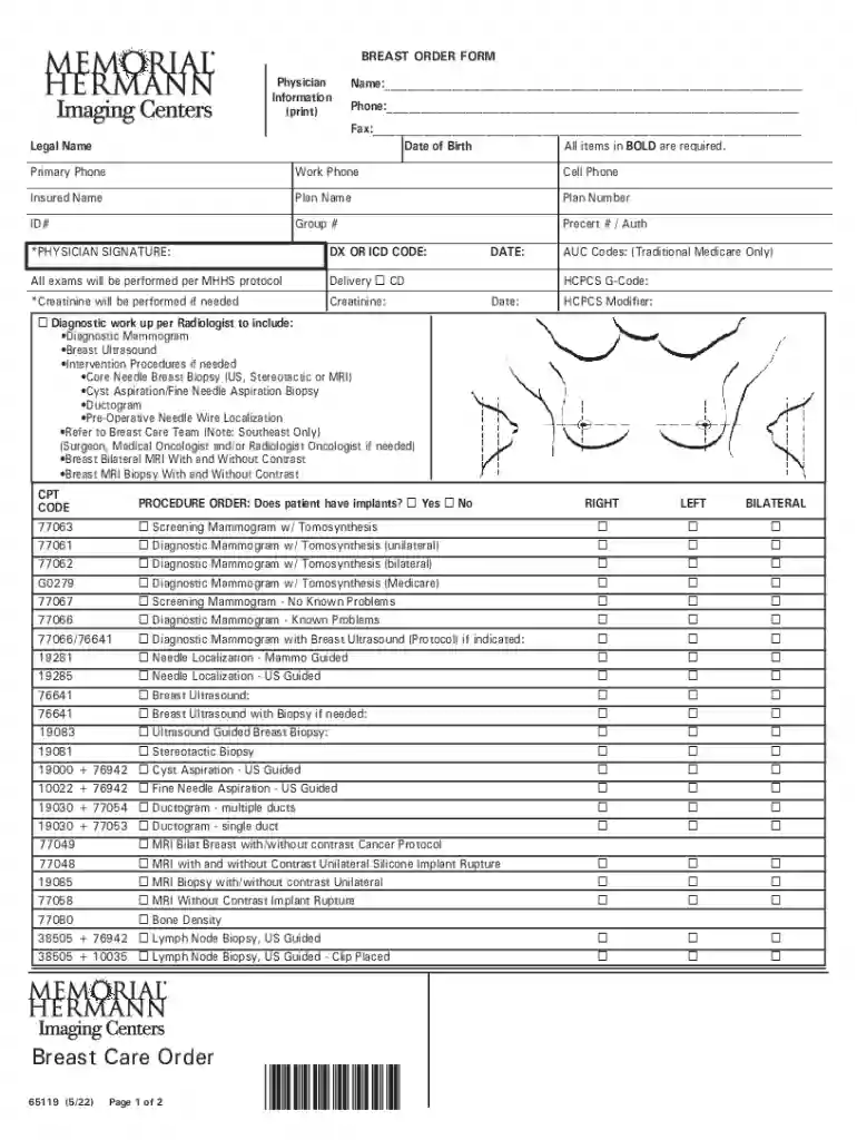 memorial hermann order Preview on Page 1