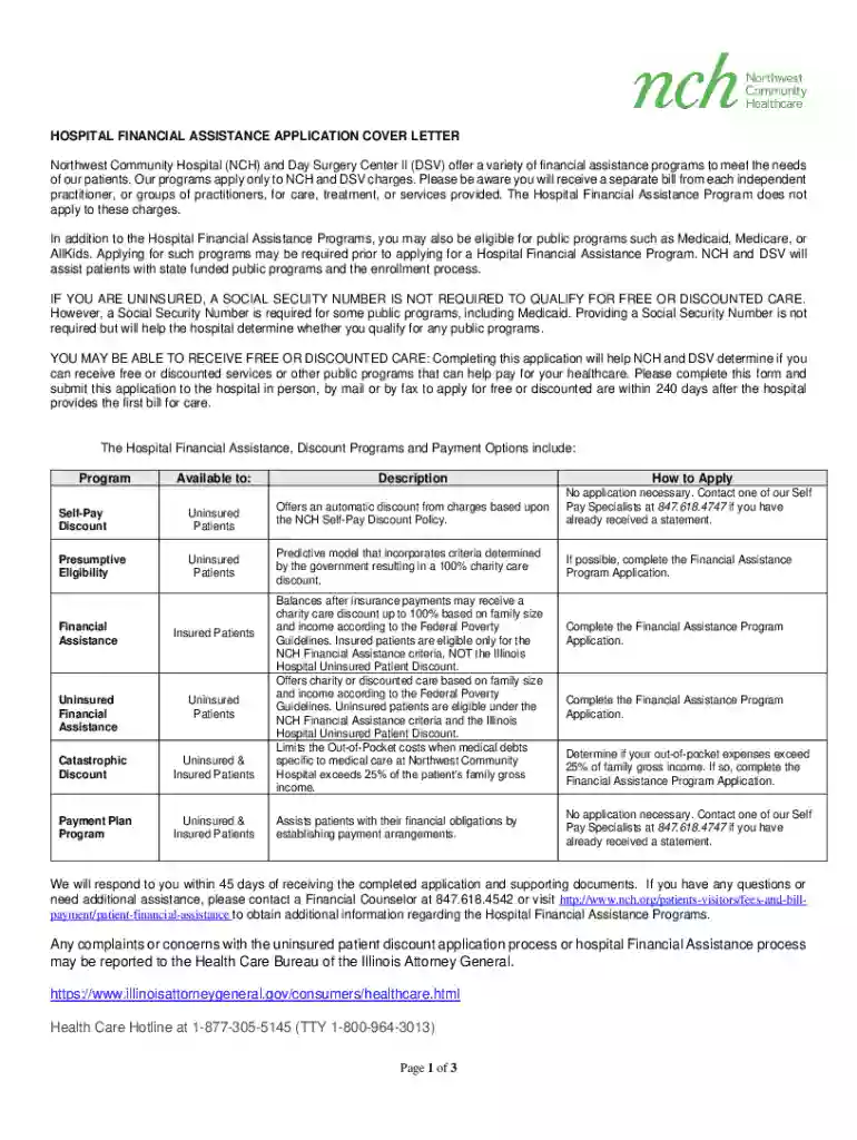 personal letter for financial assistance Preview on Page 1