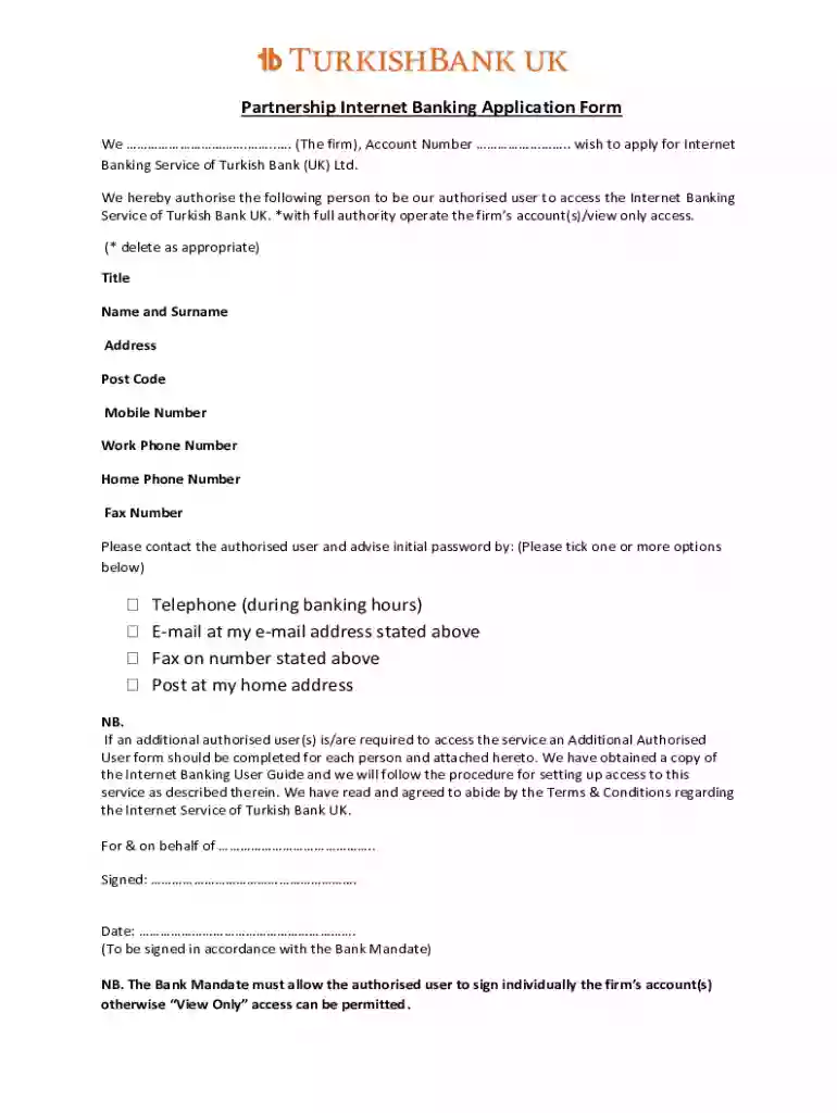 Mibank Account Application Form Pdf - Fill Online, Printable, Fillable Preview on Page 1