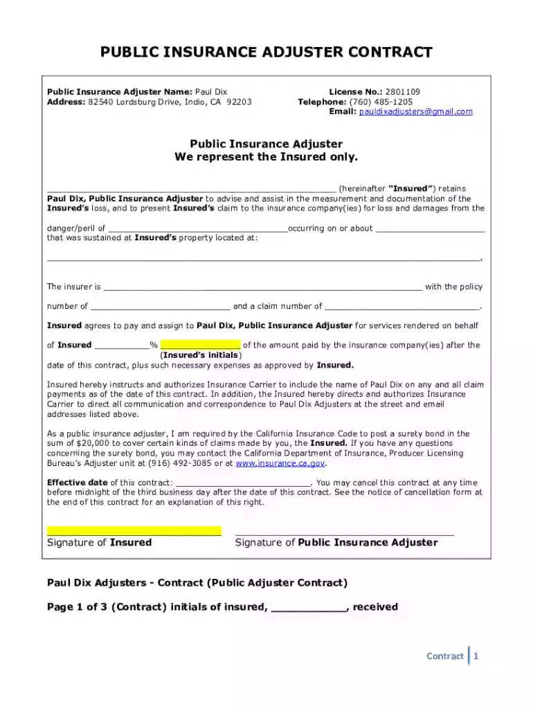k3 claims Preview on Page 1