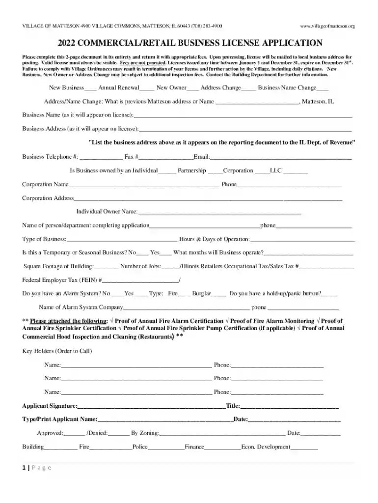 illinois business license application Preview on Page 1