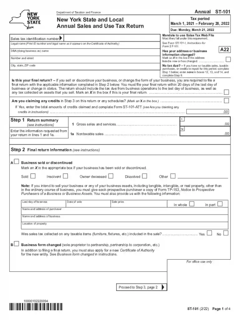 ny st 101 Preview on Page 1