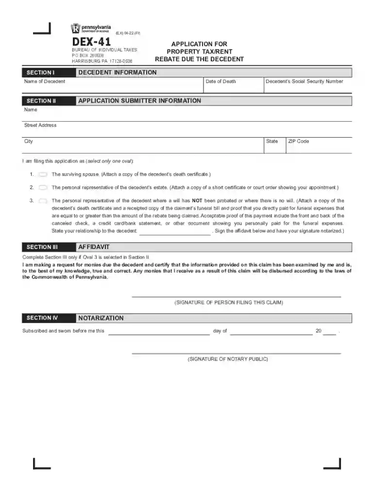 dex 41 due Preview on Page 1