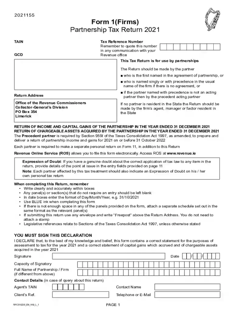 form 1 firms Preview on Page 1