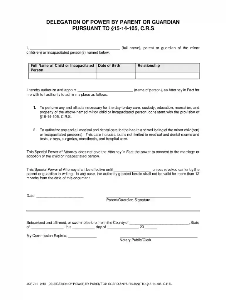 temporary medical power of attorney Preview on Page 1