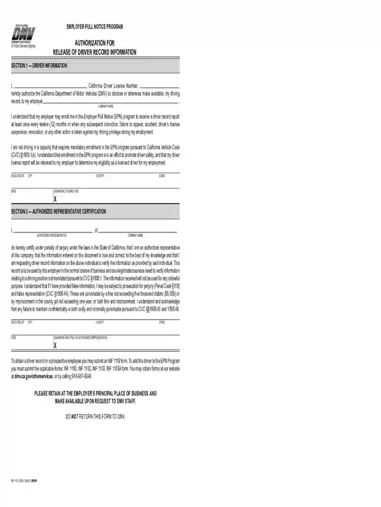 dmv printable forms Preview on Page 1