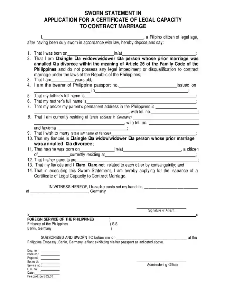 DocHub 15517994--oec-sworn-statementOec Sworn Statement Form - Fill Online, Printable, Fillable Preview on Page 1