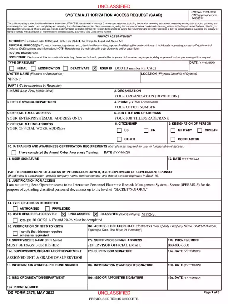 dd 2875 2022 Preview on Page 1