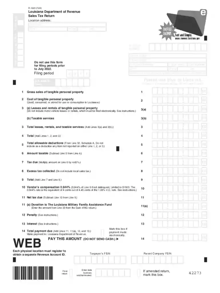 form 1029 Preview on Page 1