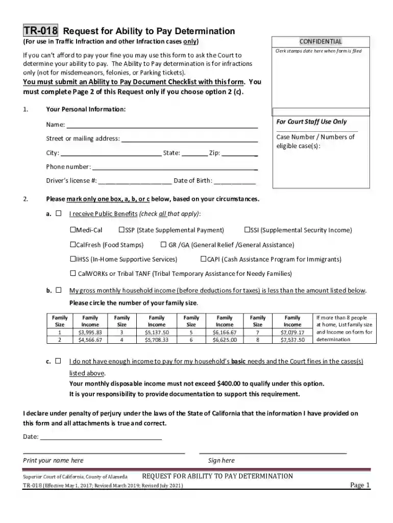 Instruction and Information Sheet - California Preview on Page 1