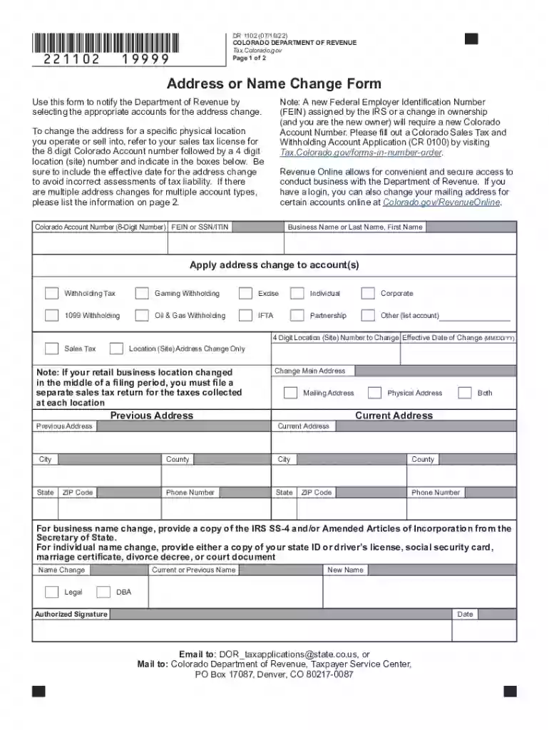colorado dmv form dr 2402 Preview on Page 1