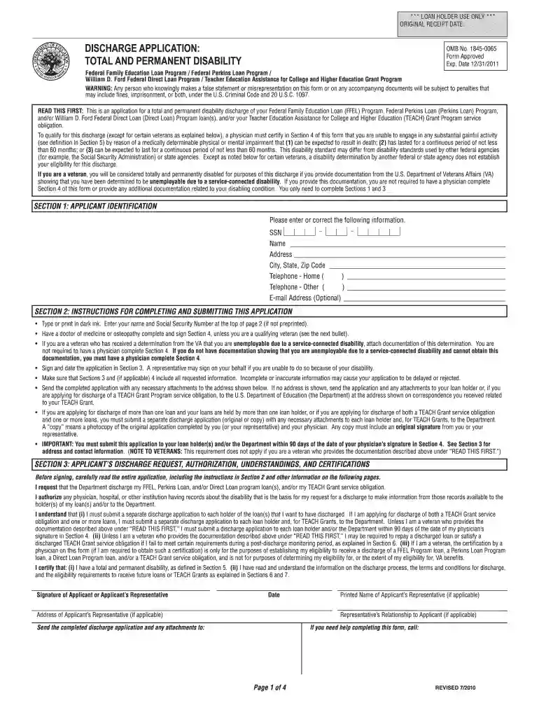 tpd discharge Preview on Page 1