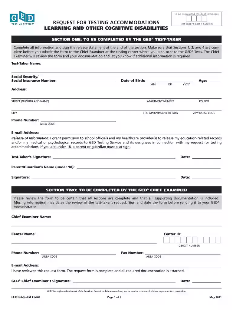 editable ged template Preview on Page 1