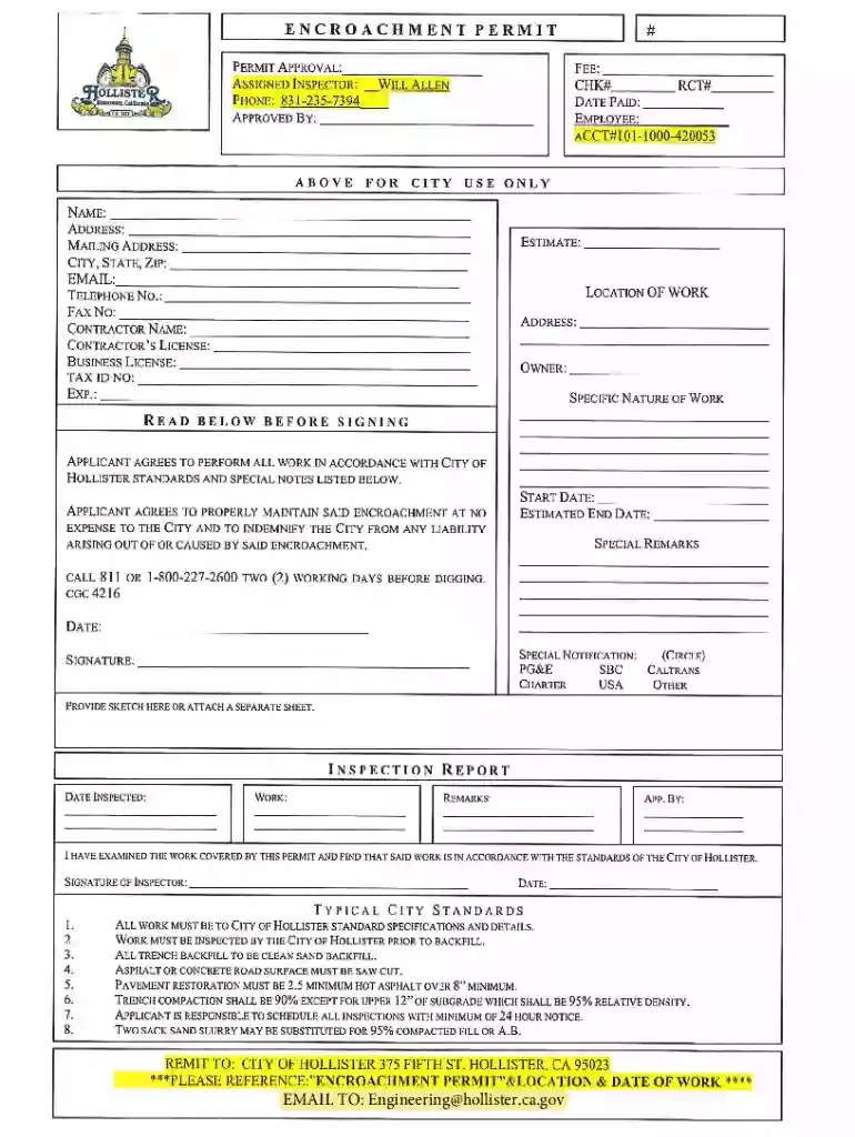 PDF EMAIL TO: Engineeringhollister ca Preview on Page 1