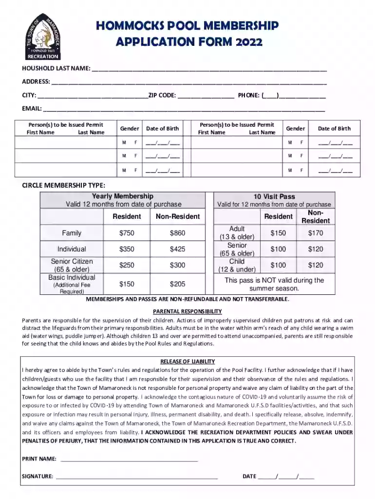 hommocks pool Preview on Page 1