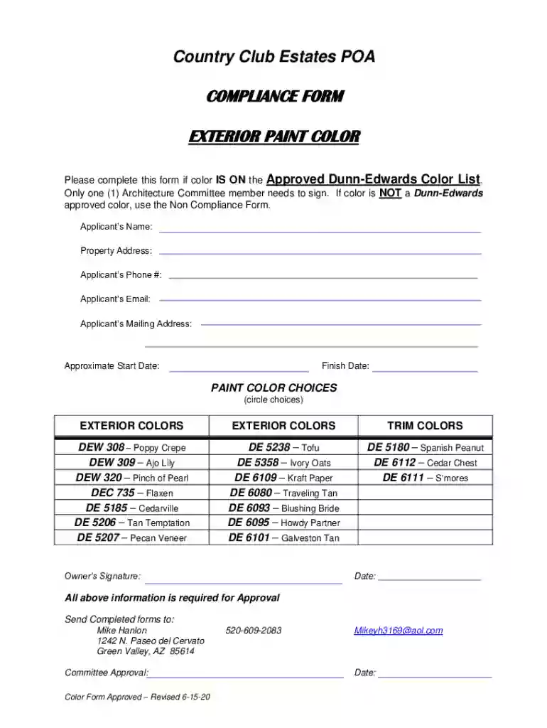 DocHub form-library427335-copy-ofGet Copy Of CCE Color Compliance Form - US Legal Forms Preview on Page 1