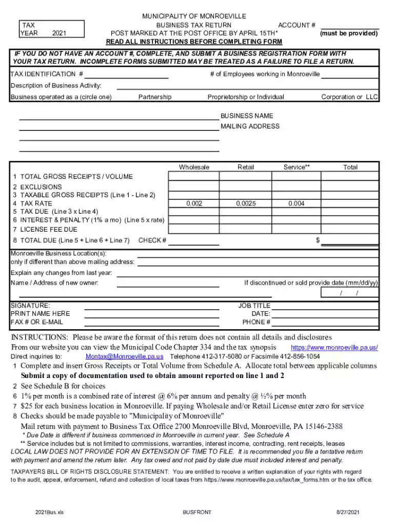 pa business tax return Preview on Page 1