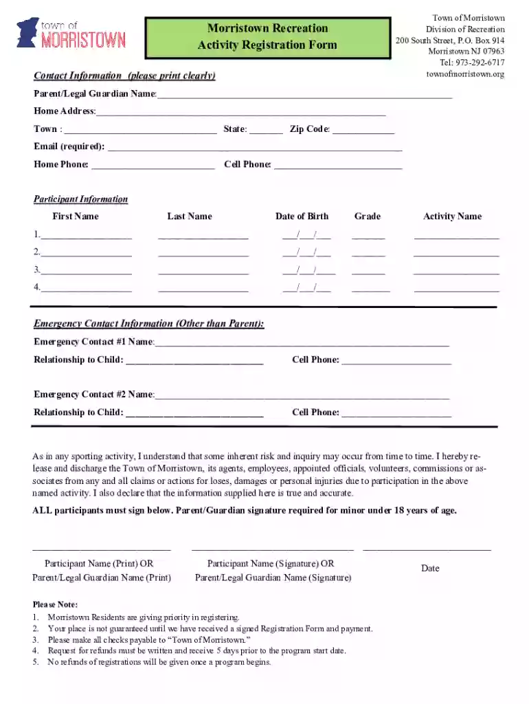 Pet License Renewal - Morristown, New Jersey Preview on Page 1