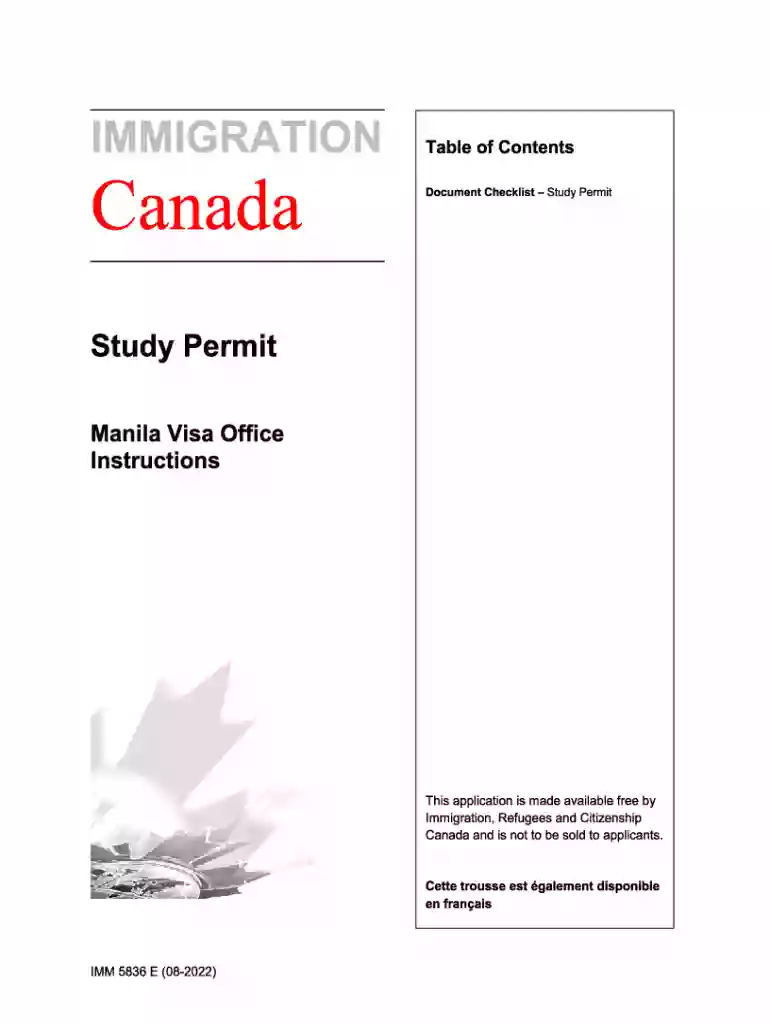 IMM 5847 E - Fill and Sign Printable Template Online - US Legal Forms Preview on Page 1