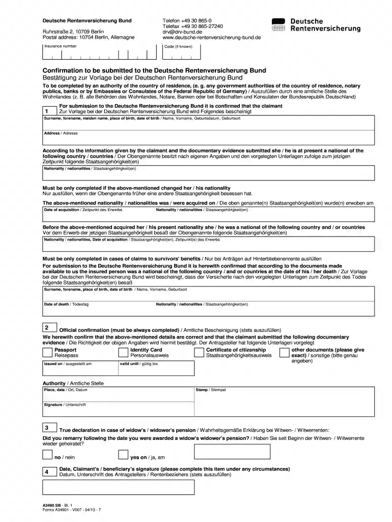 deutsche rente und social security Preview on Page 1