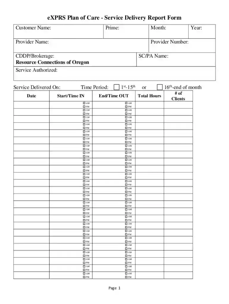 Delivery Report - Fill and Sign Printable Template Online - US Legal Forms Preview on Page 1