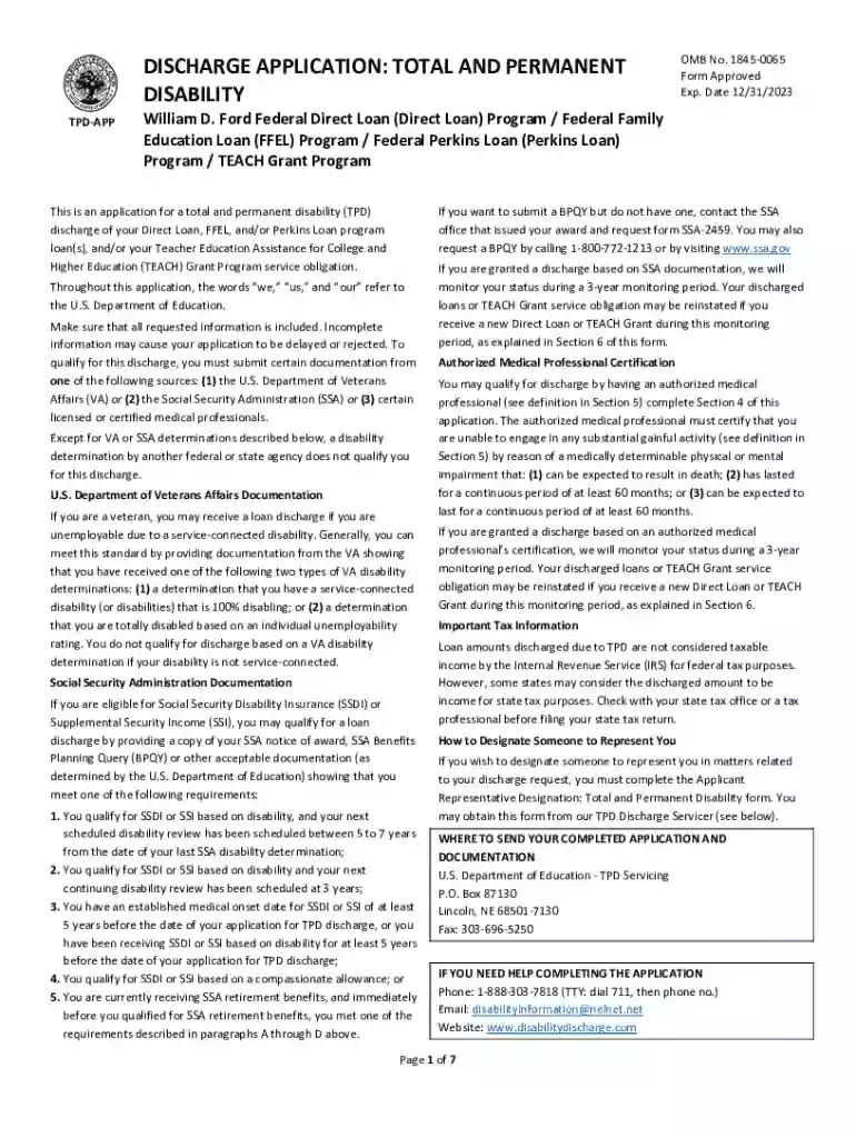 application permanent disability Preview on Page 1