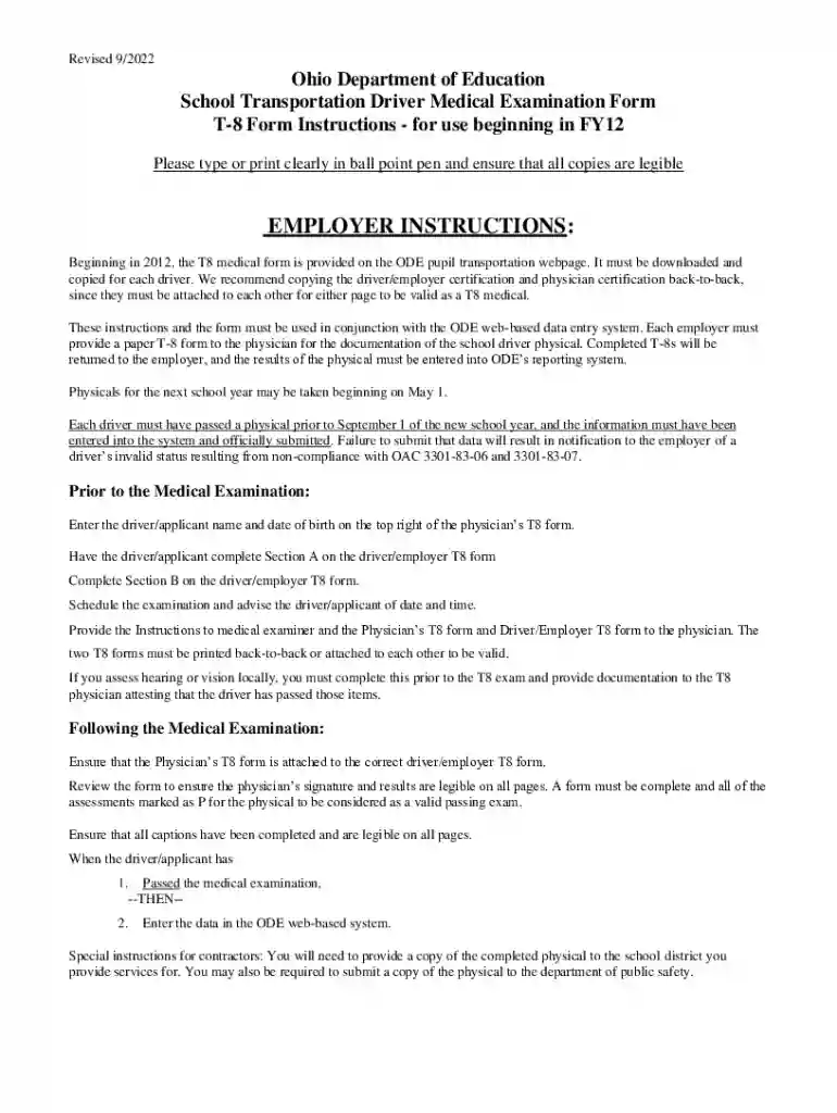 t 8 form Preview on Page 1