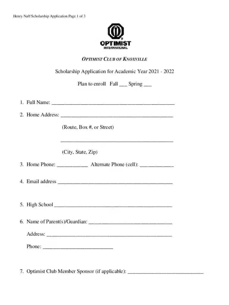 Lindsey Nicole Henry (LNH) Scholarship Program forLindsey Nicole Henry (LNH) Scholarship Program for Preview on Page 1