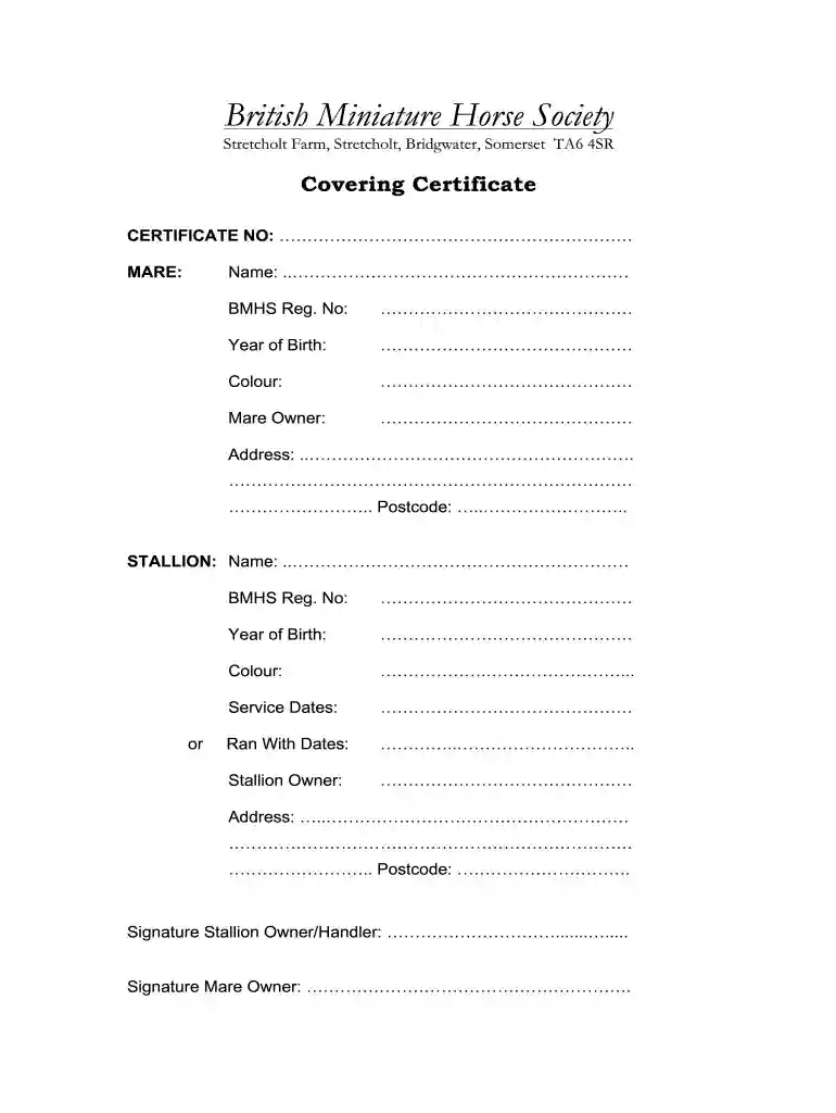 british miniature horse society Preview on Page 1