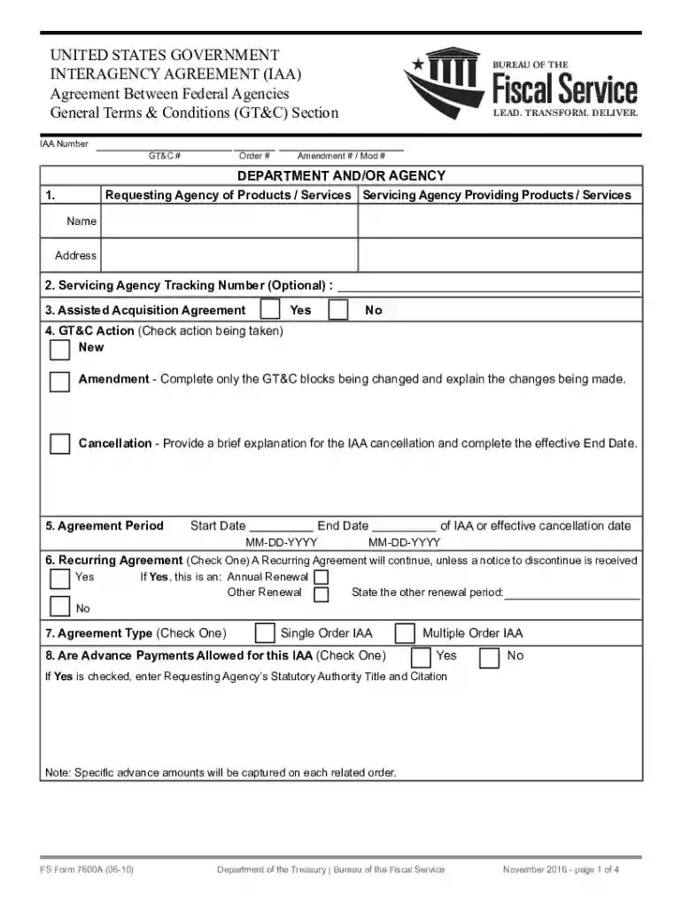 form-7600a Preview on Page 1
