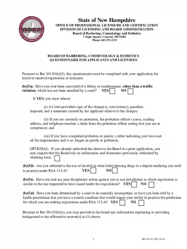 DIVISION OF LICENSING AND BOARD ADMINISTRATION Preview on Page 1