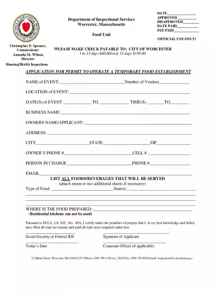 Inspectional ServicesCity of Worcester, MALynn Inspectional Services - Lynn, MassachusettsLynn Inspe Preview on Page 1
